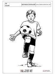 Futbol boyama sayfaları